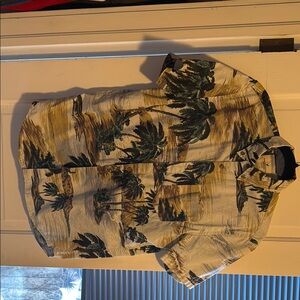 Tropical Print Short Sleeve Shirt